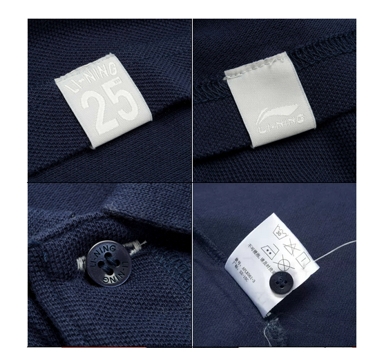 Li Ning ngắn tay mùa hè người đàn ông mới của thể thao cuộc sống ngắn tay áo polo cotton ve áo thể thao APLK061 áo polo gucci