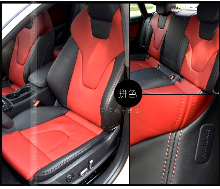 Đệm ghế da chính hãng Trùng Khánh tùy chỉnh bao gồm tất cả ghế ô tô da lộn tân trang lại nội thất da thay thế bao da sửa đổi giá bọc ghế da xe ô tô