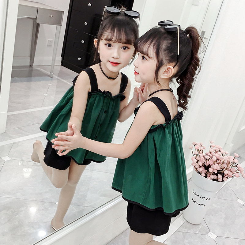 女童小背心吊带套装如何选款才能时尚舒适过整个2026夏天？