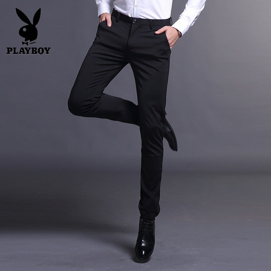 Slim-Fit-Freizeithose aus Playboy-Stretchfleece