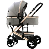 Складная детская металлическая прогулочная коляска на четырех колесах, алюминиевый сплав, амортизация