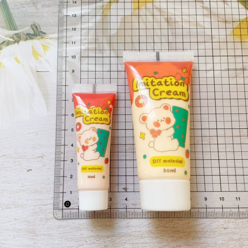 Маленькая детская кремовая заколка для волос, чехол для телефона, креативный аксессуар ручной работы, милый набор материалов, «сделай сам»