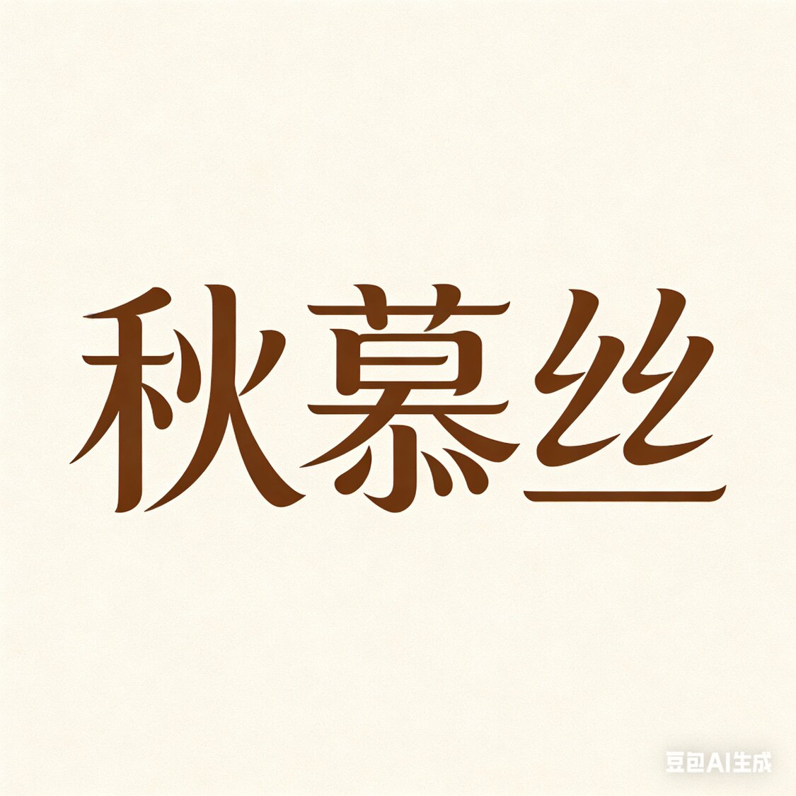 秋慕丝服装企业店