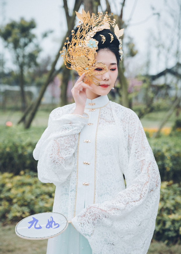 (Nine Ru Hanfu) Ming-made original pleated horse-faced skirt in two colors - imitation of Qian's tomb with a six-meter large swing-(Qingzhi