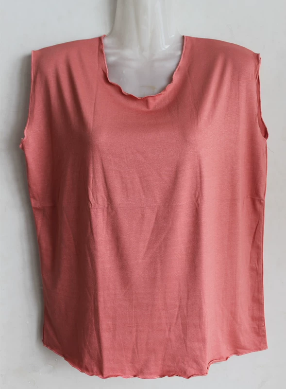 Hot trung niên áo vest nữ kích thước lớn mùa hè rộng vai không tay chạm đáy vest giản dị áo thun mẹ đầm - Quần áo của mẹ