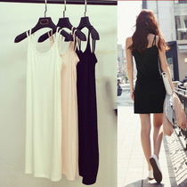 holiday modell mid-length style harness vest skirt bottom-shirt woman swarm with hip skirt black inside lap