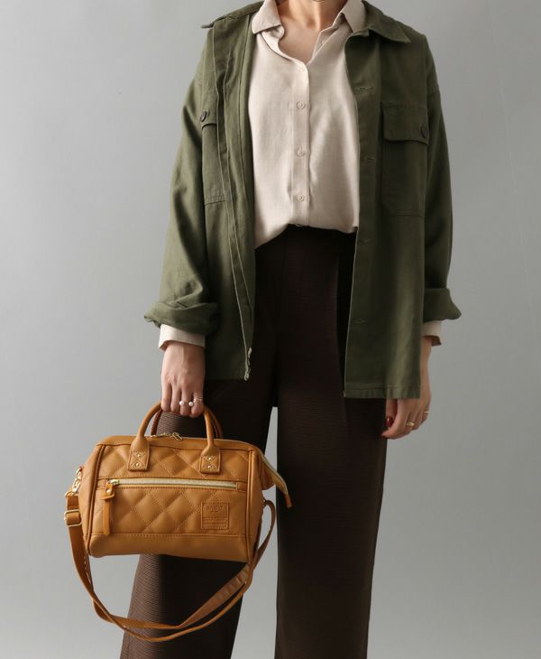 anello quilted leather backpack