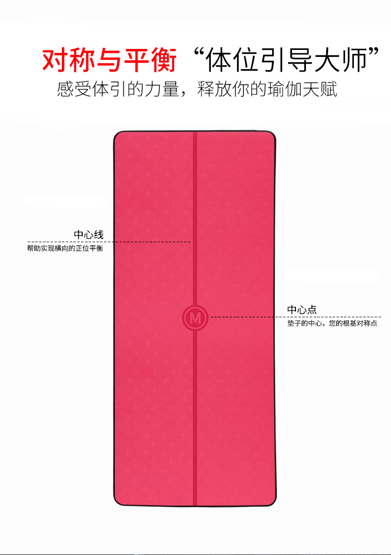 Yoga mat bụng bánh xe cơ bụng người mới bắt đầu dày lên mở rộng dài nam nữ không trơn trượt tập thể dục mat ba mảnh quần áo tập aerobic