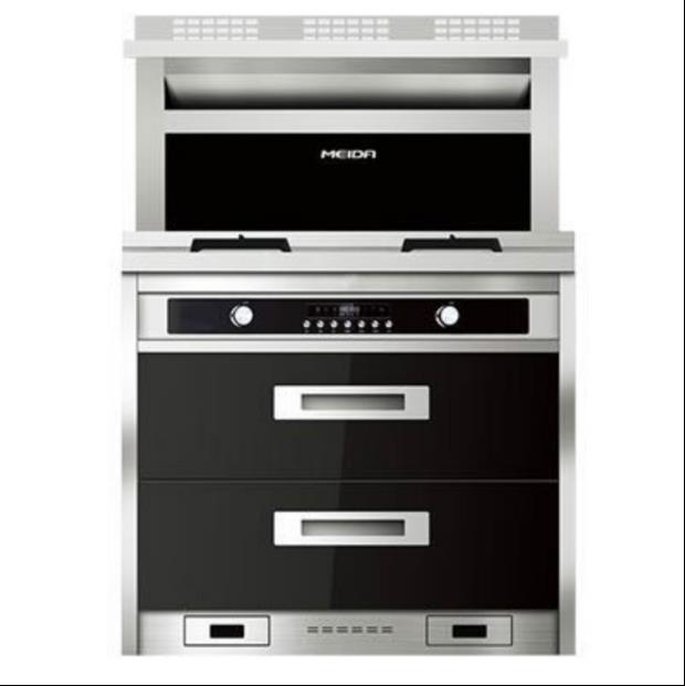 Beauty Big Integrated Foci Fashion Star Side Suction Ventilator Smoke Cooker Suit Gas Stove