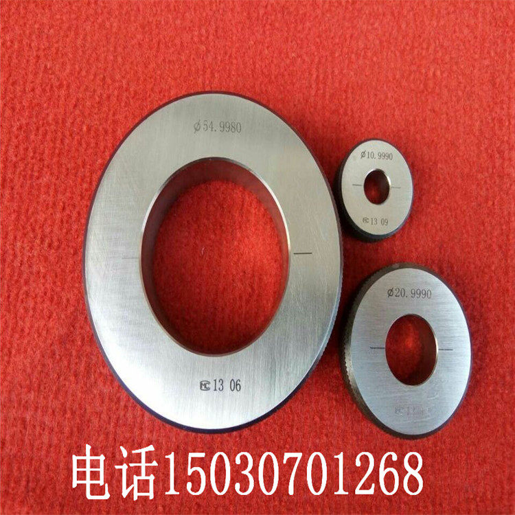 Smooth ring gauge smooth surface ring gauge outer diameter to table ring gauge proofreading inner and outer diameter trapezoidal ACME sawtooth thread pass-stop gauge