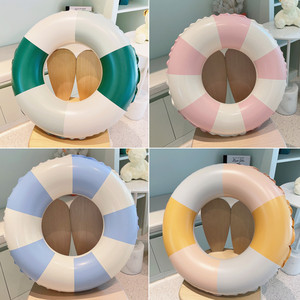 Thickened Swimming Ring for Adults and Children, Underarm Ring, Anti-Rollover Inflatable Floating Ring, Beginner Swimming Equipment, Lifebuoy