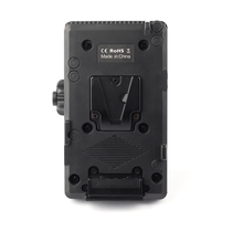 Suitable for Sony V-type battery gusset with fixing clip tripod V-port battery external power supply hanging board