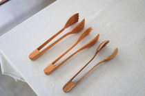 Forest Canteen purchased from Japan natural wood unpainted wood various types of food clips