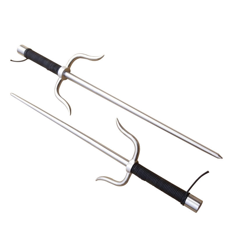 [USD 48.13] Karate short cross wave cross fork steel fork Gongfu ruler ...