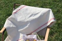 Foreign trade Export Kitchen Supplies Pure Cotton Numb Thick Real Red Strips of tea towels for shooting napkins Scarves props