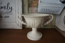 Foreign trade exports isolated household grocery iron art as old trophy pot