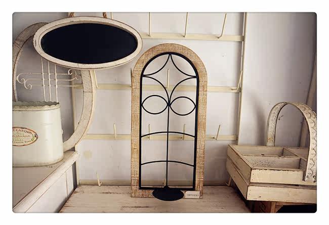 Foreign Trade Outlet Home Grocery Solid Wood Doing Old Wall-mounted Screen Wall-mounted Decoration 