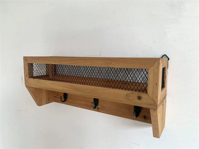 Export Home Groceries Wooden made of old wall-mounted shelves-Taobao