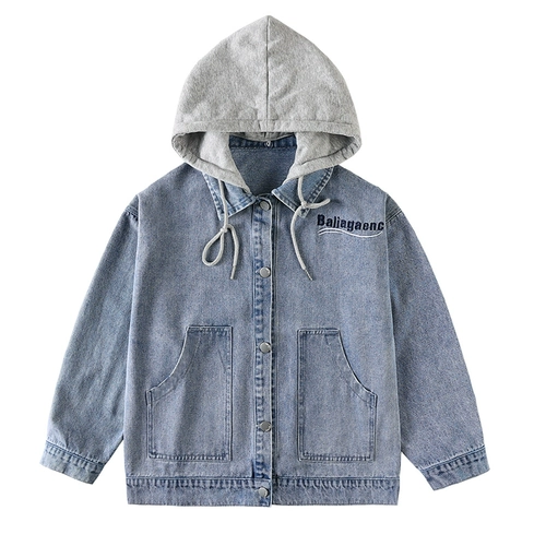 Осенняя летняя одежда, джинсовая демисезонная куртка, в западном стиле, подходит для подростков, популярно в интернете