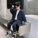 Осенняя летняя одежда, осенний классический костюм для отдыха для мальчиков, коллекция 2023, в западном стиле, популярно в интернете, подходит для подростков