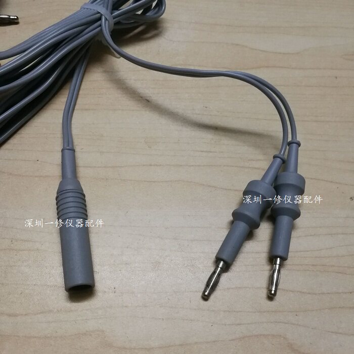 腹腔镜电凝钩电凝钳连接线肠胃镜内窥镜配件双极电刀镊子导线高温