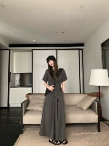 小君君布兰妮 Небольшой дизайнерский ремень, корсет, юбка, мини-юбка, платье с коротким рукавом