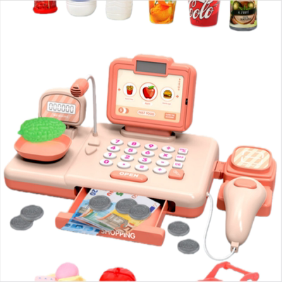 儿童仿真超市收银台益智玩具
