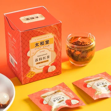 太和堂蜜桃白桃乌龙茶袋泡茶2盒24包