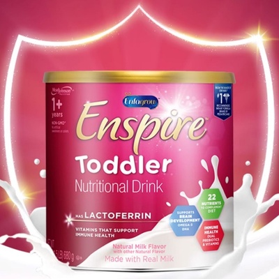 临期26.6美版美赞臣蓝臻3段婴幼儿含乳铁蛋白配方奶粉680g/罐*4