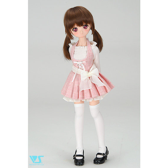 Совершенно новое платье spot VOLKS Dollfie Dream MDD с 4-точечным вырезом горловины, розовое Изображение 1