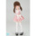 Совершенно новое платье spot VOLKS Dollfie Dream MDD с 4-точечным вырезом горловины, розовое mini 0