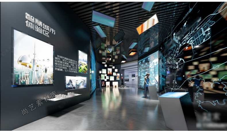 图片[7]-现代科技展览馆展厅SU模型企业数字化展馆体验店草图大师SU模型-cg男孩
