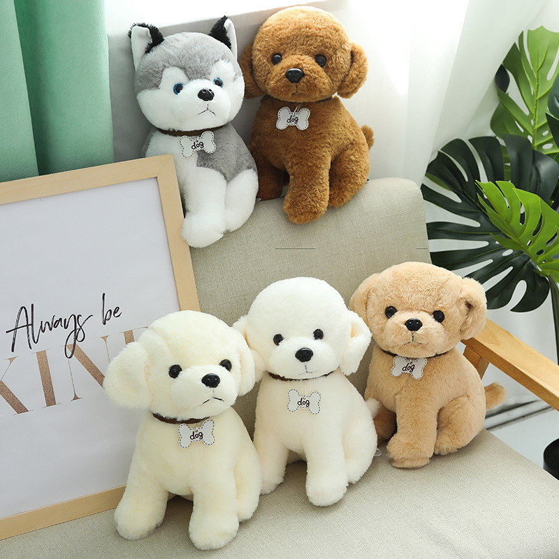 Simulation plush Teddy Dog Husky toy Dog Boy Girl gift doll doll Children's gift ragdoll