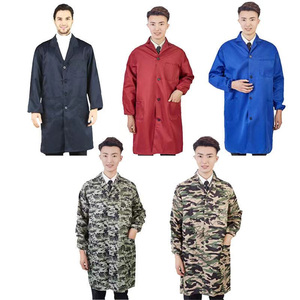 夏季薄款大褂工作服男长款