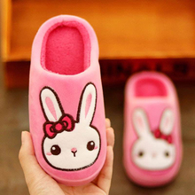 秋冬儿童棉拖鞋保暖防滑室内毛毛拖鞋