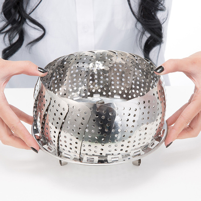 【米选】不锈钢伸缩蒸笼家用蒸屉