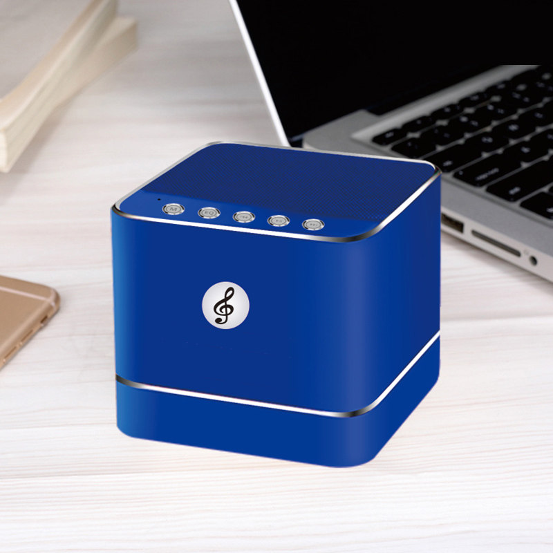 金属迷你无线蓝牙音箱便携式插卡小钢炮手机超重低音家用户外音响