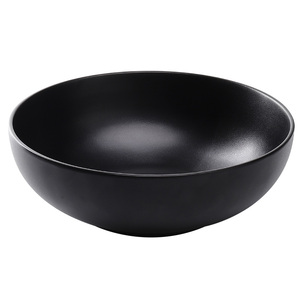面馆专用碗黑色仿瓷密胺餐具麻辣烫碗塑料日式拉面碗牛肉面碗商用