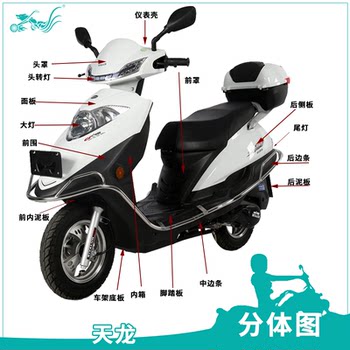 Zetai zetai shell plastic parts in stock