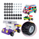 Becky blocks basic accessories parts children's toy axles bulk assembled wheel model puzzle car