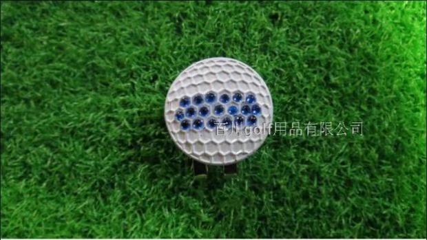 [Double 12 pre] golf rhinestone hat clip phụ kiện phụ kiện đánh dấu vị trí bóng nam và nữ