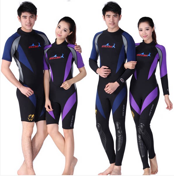 -- 1 5MM thickened warm diving suit sunscreen for jellyfish with male and female winter swimming insulation
