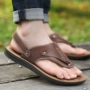 Dép xỏ ngón nam 2019 hè mới mang giày đi biển sandal chống trượt đôi sử dụng pinch sandal xu hướng nam - Dép dép havaianas nam