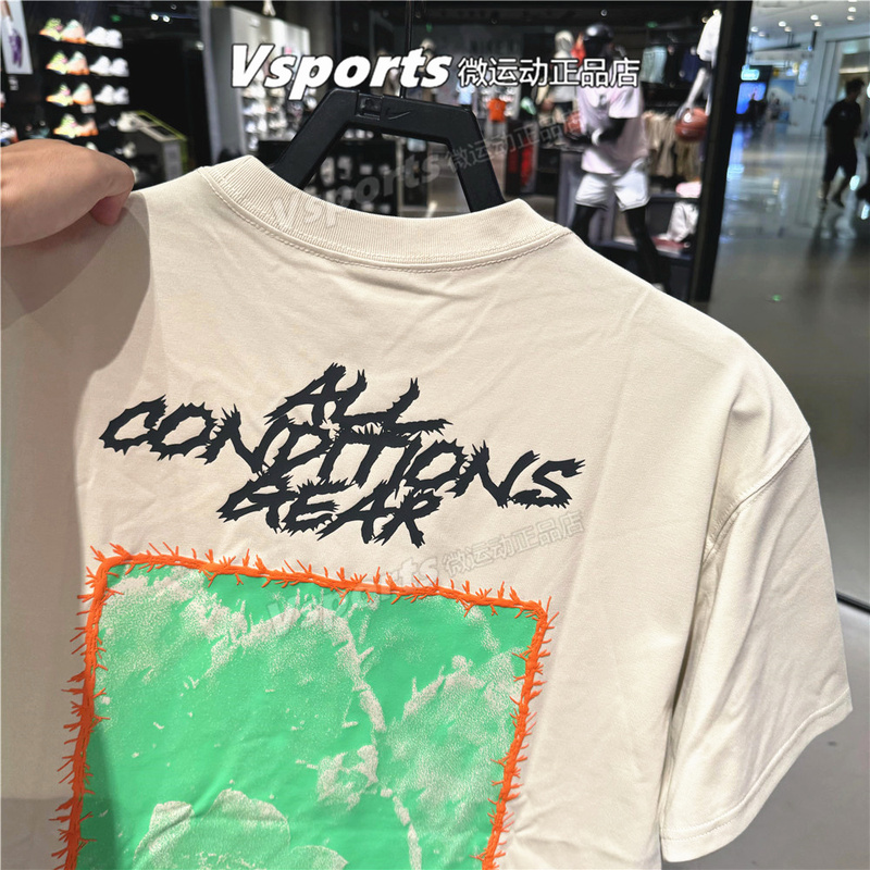 Authentic Nike T-Shirt for Men 2025 Cactus Pattern Sports Acg Outdoor Loose Short-Sleeve Hv1293-229