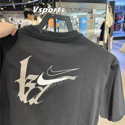Counter Подлинный Nike Men's Men's Men's 2025 Новая спортивная баскетбольная футболка KD Durant Черно-белая HJ3426-010