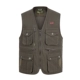 Áo vest nam trung niên mùa xuân và mùa thu ngoài trời chụp ảnh nhiều túi áo vest lỏng giặt bằng vải cotton áo ba lỗ gym
