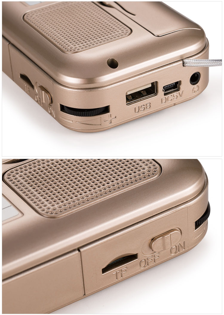 Kim Jung C-806 radio MP3 ông già mini card âm thanh máy nghe nhạc cầm tay - Trình phát TV thông minh cục wifi cầm tay