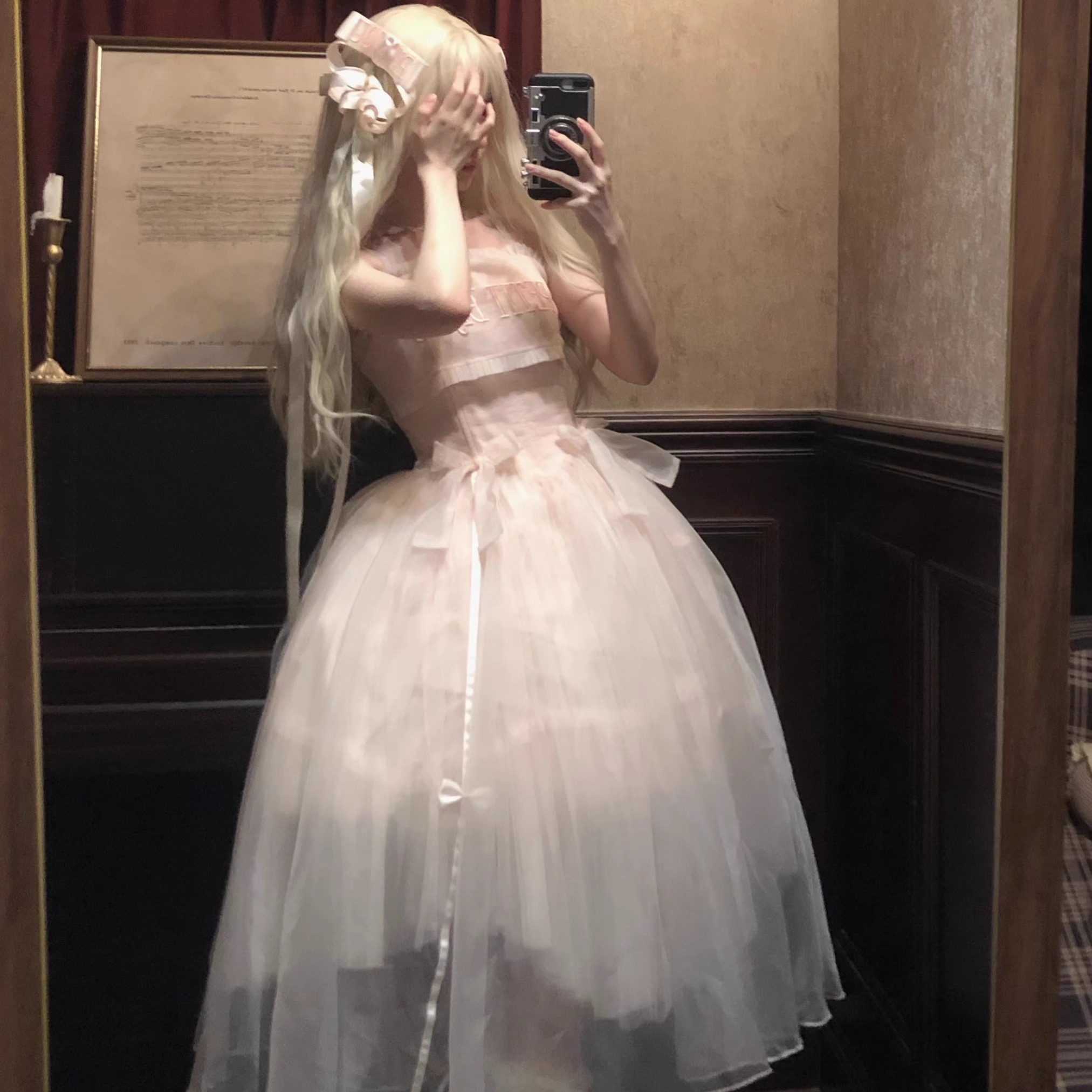【Ballet Drop】2025 Gemstone Ballet - Subtle and Soft Feel, Imported Embroidery JSK