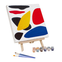 Digital childrens painting Self-painted small coloring filling coloring diy oil painting handmade abstract kindergarten coloring oil painting