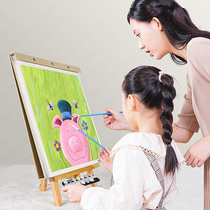 Childrens diy digital oil painting coloring book set Self-painted filling oil painting book Kindergarten manual coloring book